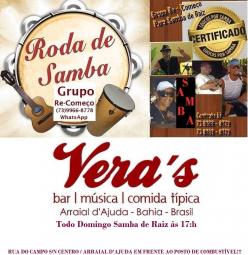 panfleto Roda de Samba -  Grupo Re-Comeo