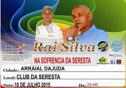 panfleto Rai Silva na sofrncia da seresta