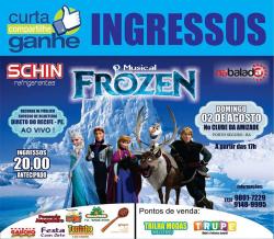 panfleto O Musical 'Frozen'