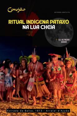 panfleto Ritual indgena Patax da Lua Cheia
