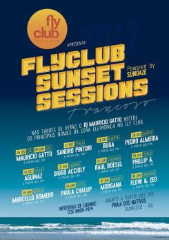 panfleto FlyClub Sunset Sessions: Pedro Almeida