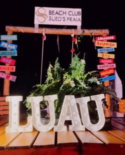 panfleto Luau Sued's Praia