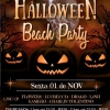 panfleto Haloween Beach Party