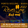 panfleto Réveillon Axé Moi 2022 - Léo Santana + Saia Rodada