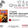 panfleto Cine Quarta - Top Gun