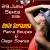 panfleto Sextaneja - noite sertaneja