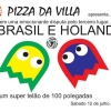 panfleto Jogo Brasil x Holanda