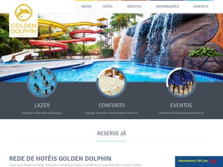 panfleto Golden Dolphin Porto Seguro Resort