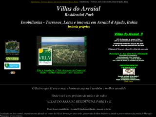 panfleto Imobiliárias Villas do Arraial