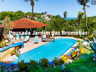 panfleto Jardim das Bromélias Hotel Pousada