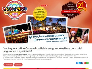 panfleto Carnaval Axé Moi 2020 - Axé Moi Folia