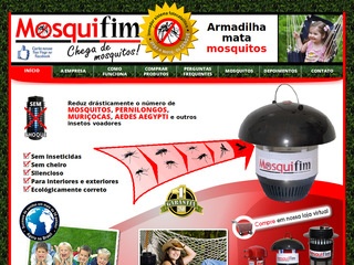 panfleto Mosquifim - Armadilhas para mosquitos